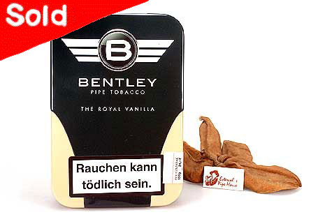 Bentley The Royal Vanilla Pipe tobacco 100g Tin